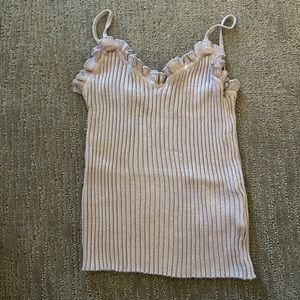 Pink Free People crop top